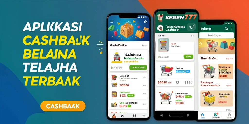 Tampilan antarmuka aplikasi KEREN777 yang ramah pengguna dan fitur Cashback yang menarik.