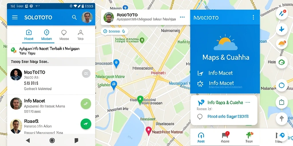 Antarmuka pengguna SOLOTOTO menampilkan informasi kemacetan secara jelas.